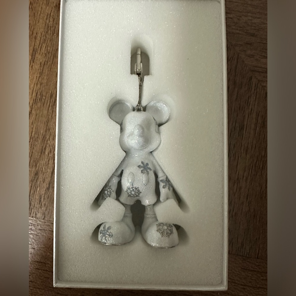 Baublebar Mickey Disney Snowflake Keychain RARE